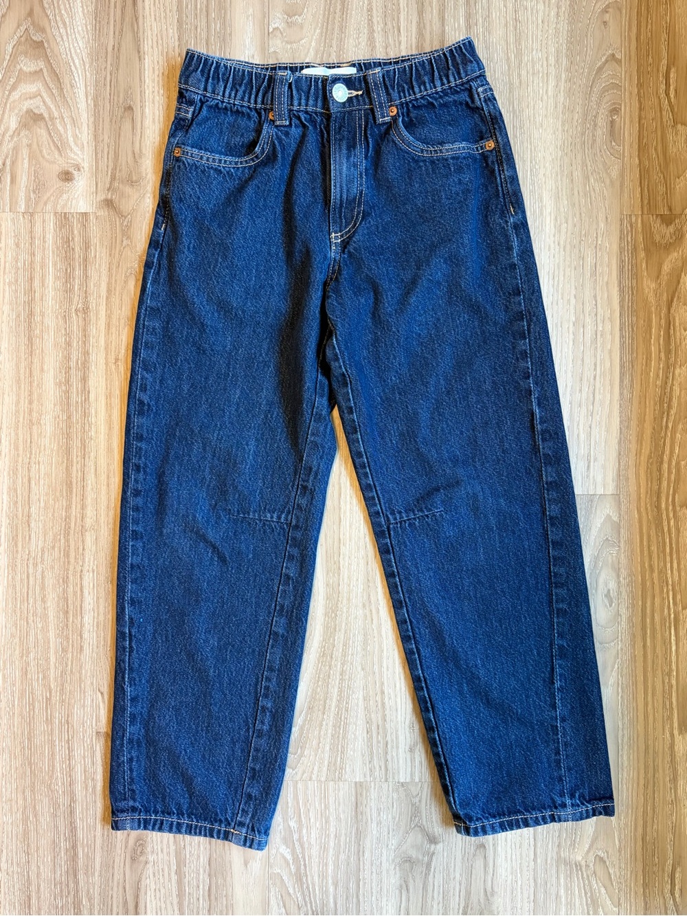ZARA Kids Straight Jeans Size 11-12 Dark Wash Denim